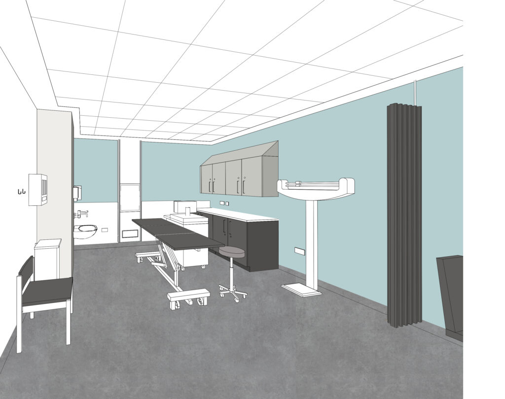 Artist impression of the CDC - echo room