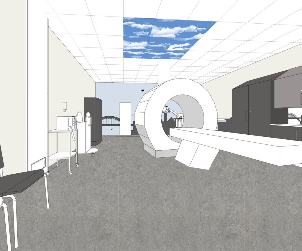 Artist impression of the CDC - MRI