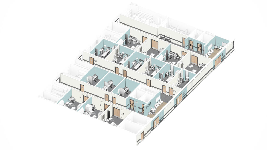 CDC artist impression - overall clinical department