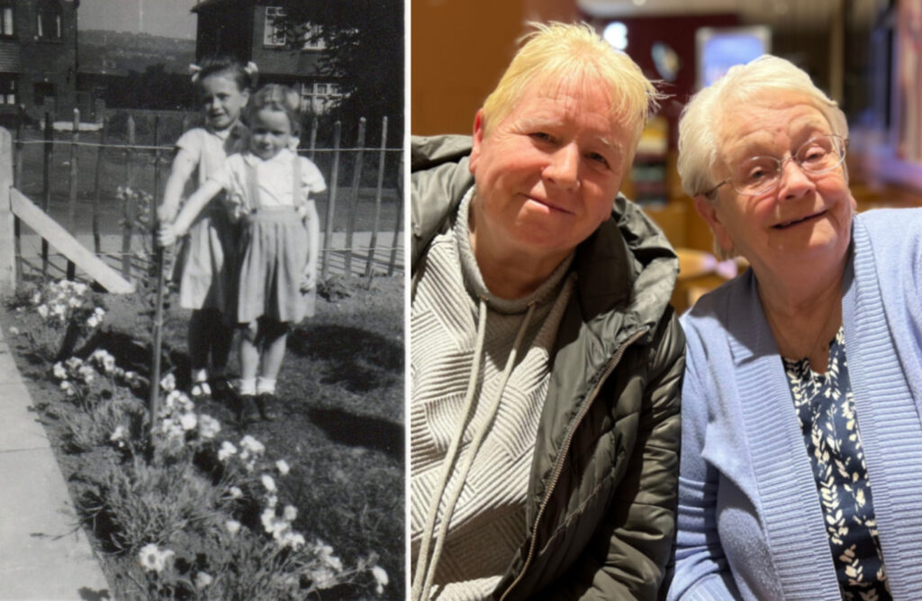 Pat and Kath sisters who were born at the Queen Elizabeth Hospital