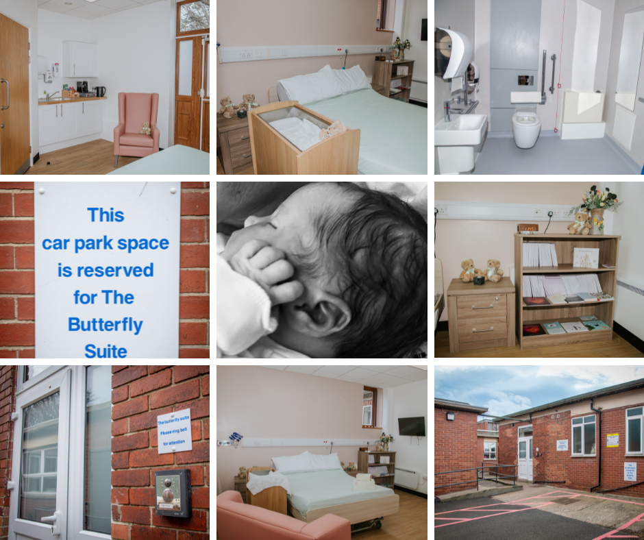 The Butterfly Suite, a maternity bereavement suite designed to support families experiencing such profound loss.