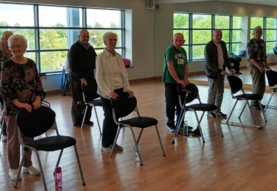 Strength and balance class participants