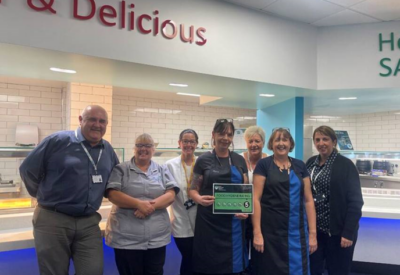 The catering team at the Queen Elizabeth (QE) Hospital